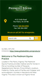 Mobile Screenshot of piedmontequinepractice.com